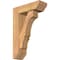 Ekena Millwork Balboa Slat Smooth Bracket w/ Offset Brace, Western Red Cedar, 5 1/2"W x 16"D x 24"H BKT0604X16X24BOA06SWR - alternate 1